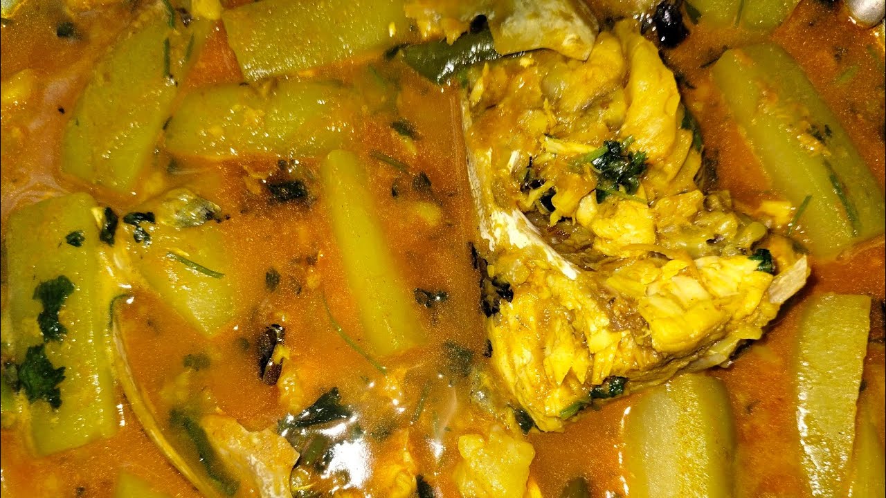 অসাধারণ স্বাদে মাছের মাথা দিয়ে লাউ রান্না 😋
