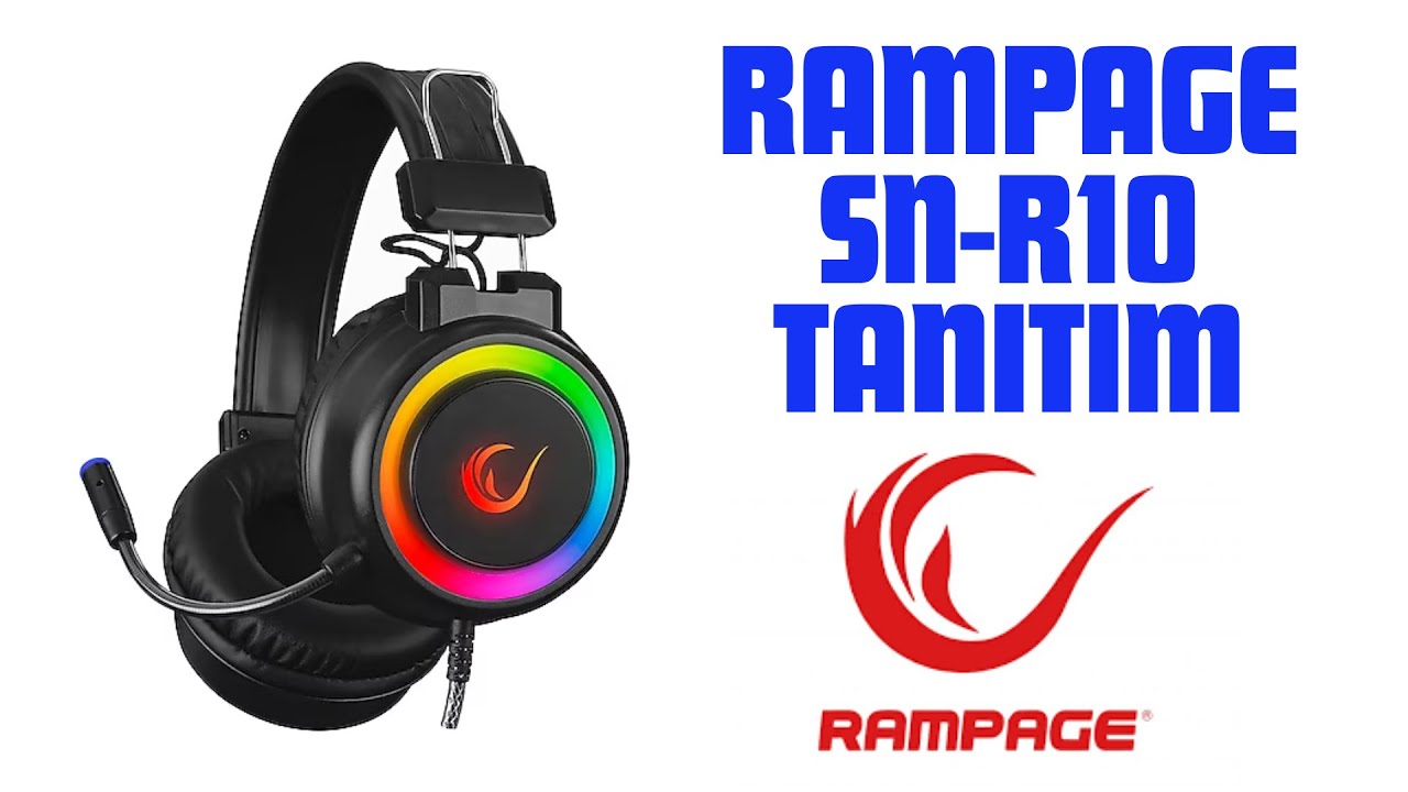 YENİ KULAKLIĞIM TAM BİR CANAVAR RAMPAGE SN-R10