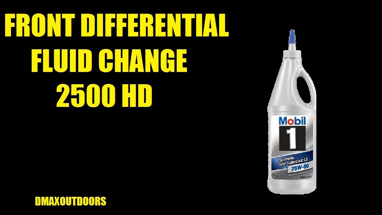 FRONT DIFFERENTIAL FLUID CHANGE 2500HD