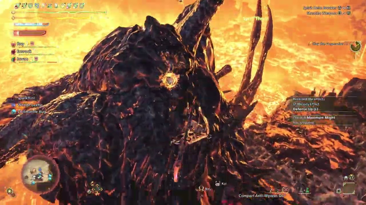 Monster Hunter Wilds - Slaying Gogmazios using a Scythe (longsword)