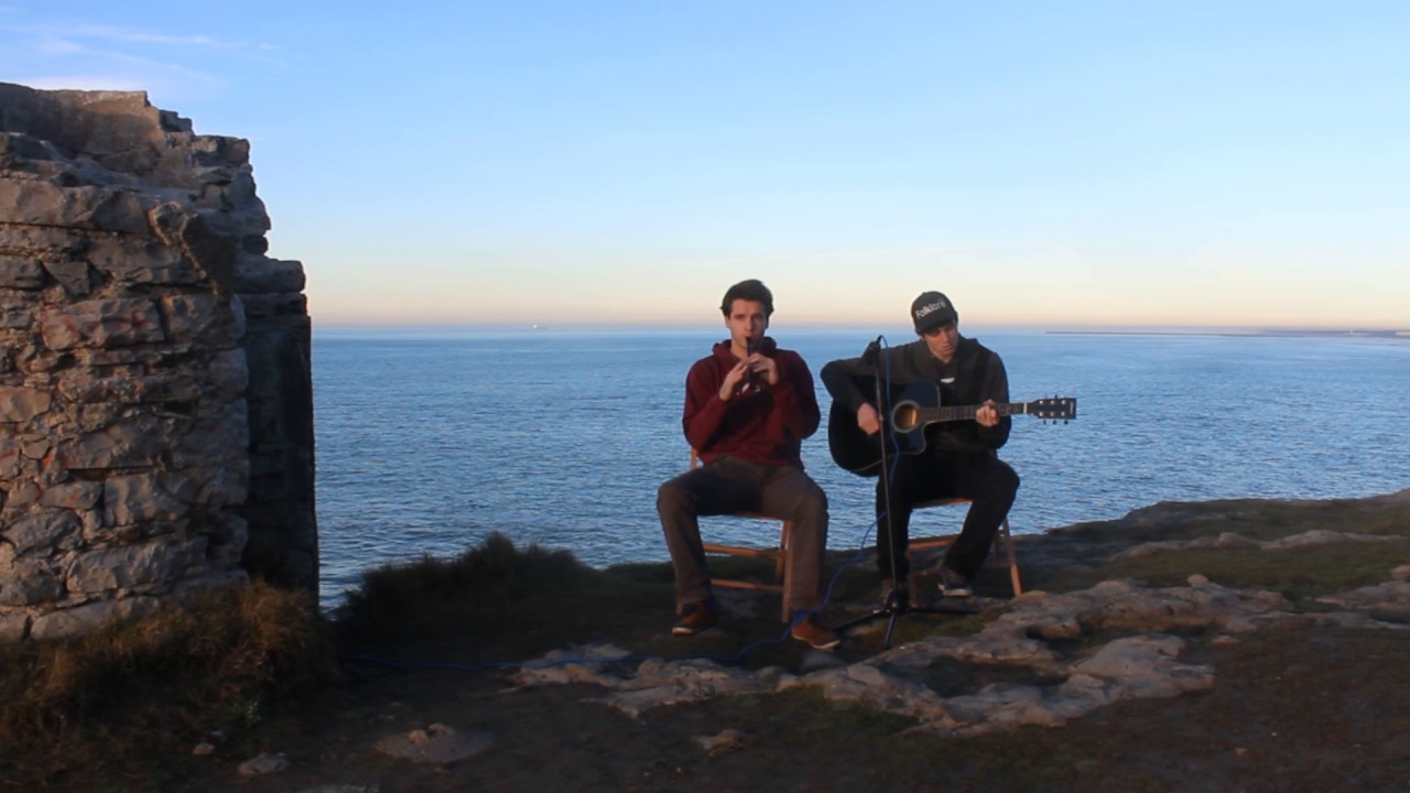 Yann Tiersen - Penn ar Lann Irish version (tin whistle+guitar)