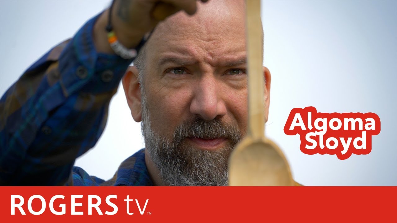 Hand Carving Spoons in Algoma