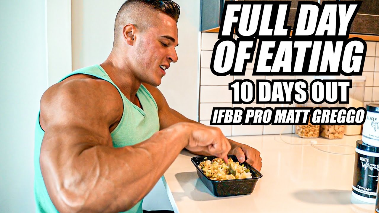 FULL DAY OF EATING in Prep - Meals to Get Shredded (1.5 Weeks Out)