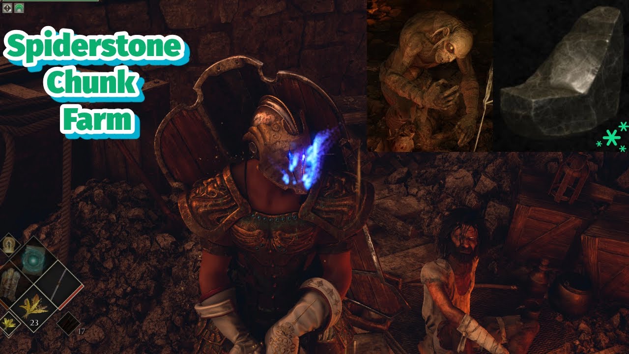 Spider Stone Chunk Farm Demon Souls Remake