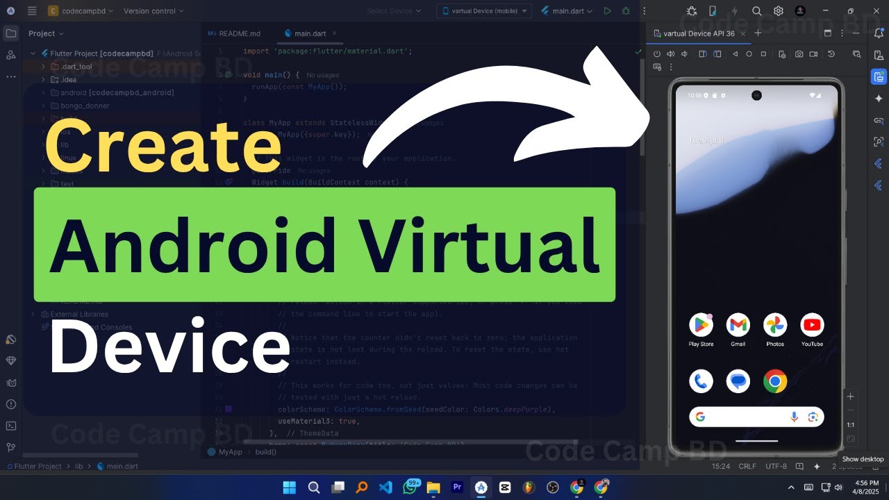 Как создать виртуальное устройство (AVD) в Android Studio | Создать эмулятор в Android Studio