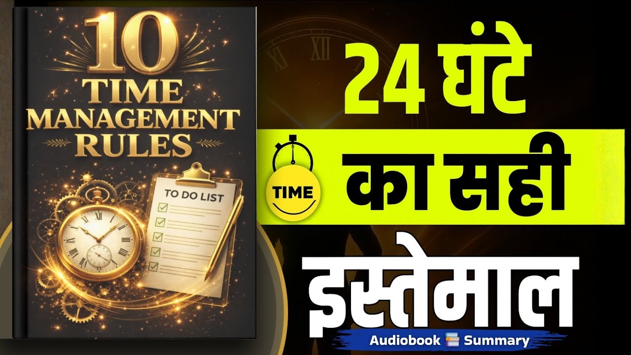 10 Time Management Rules | समय बर्बाद मत करो | Productivity Audiobook Summary in Hindi