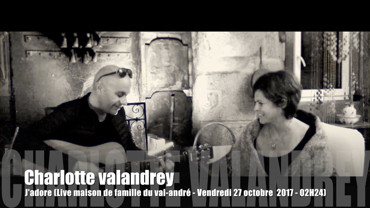 Charlotte Valandrey - J'adore - Live acoustique @ Maison de famille du Val-Andr&eacute;