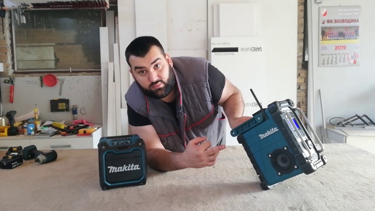 Makita dmr200 Bluetooth zvučnik i makita bmr102 akumulatorski Radio