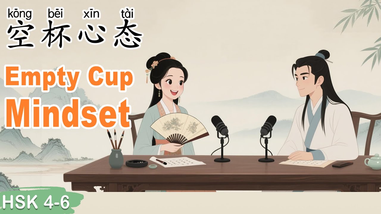 HSK 4–6｜Пустая чаша мышления: учите китайский быстрее, оставаясь скромным! #learnchinese