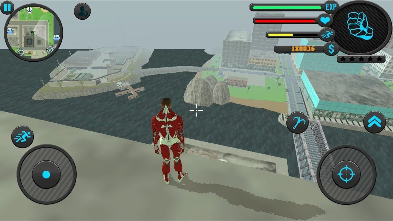 ► Angry Rope Hero Vice Town Vegas Simulator - GTA Miami Crime
