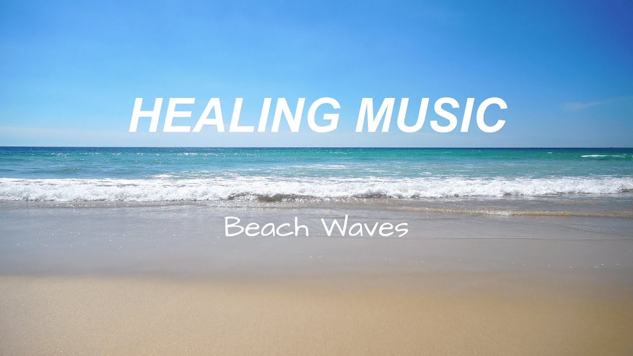 432Hz Healing Frequency | Beach Waves | Night Music | Deep Sleep with Beach Waves Sounds