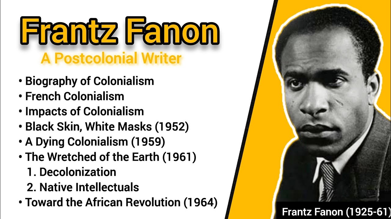 Frantz Fanon as a Postcolonial Writer | Major Works and Concepts Explained in Urdu & Hindi