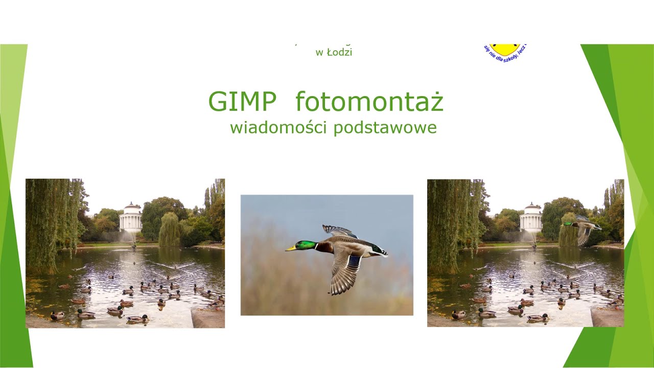 GIMP prosty fotomontaż