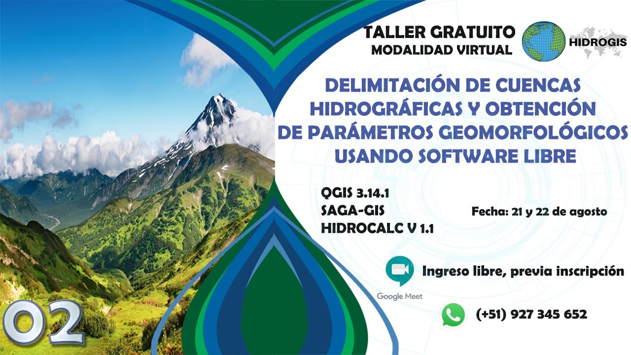 Curso Taller: Procesamiento del DEM  y Delimitación de Cuenca Hidrográfica - QGIS, SAGAGIS y GRASS