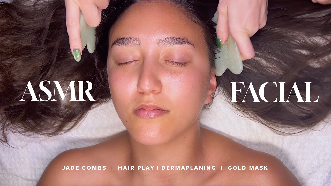 ROYAL ASMR FACIAL | Gold Mask & Hydrafacial