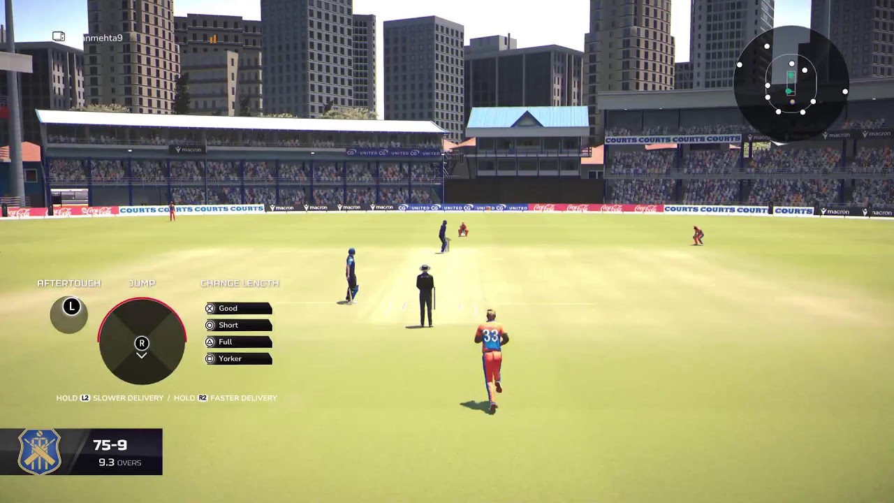Playing Cricket26 CT vs Karan contd