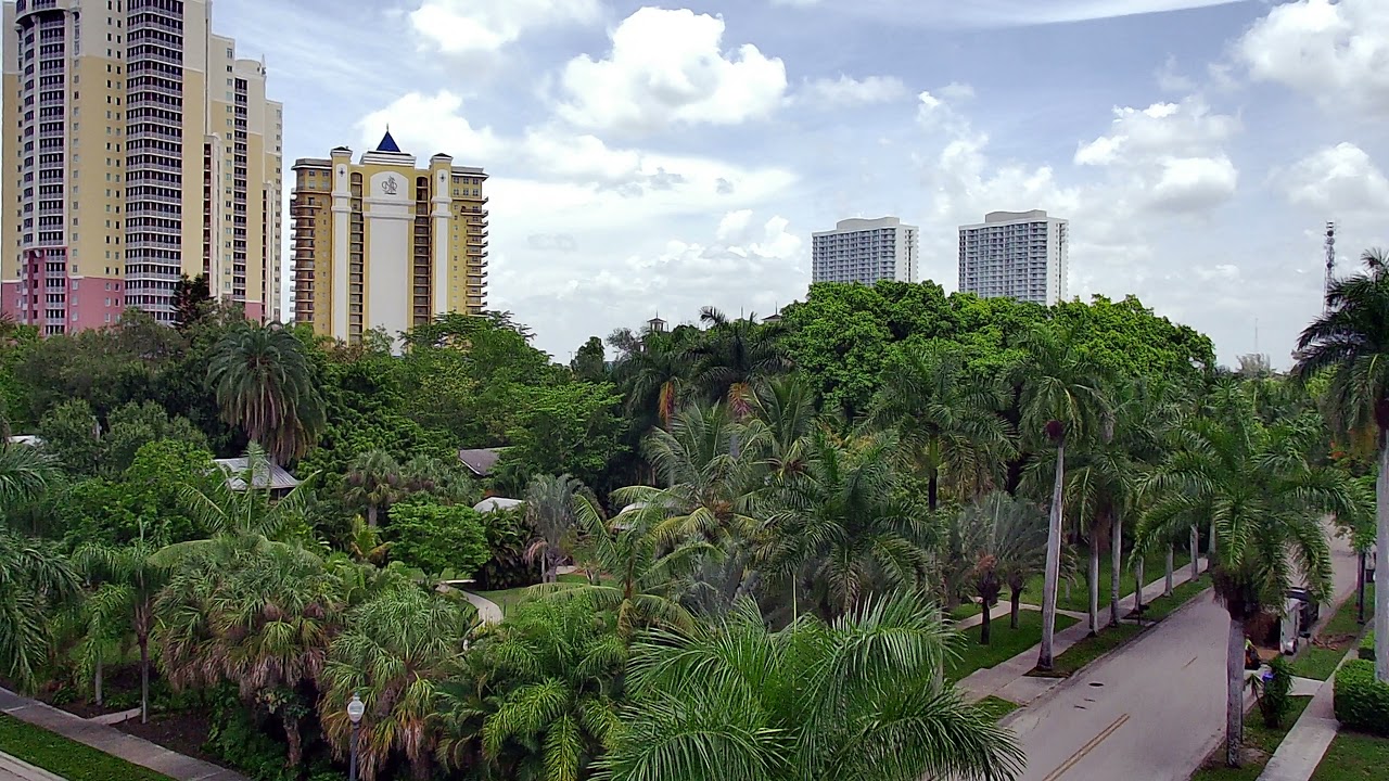 Fort Myers 4K Drone - Dean Park & Downtown Waterfront (2021)