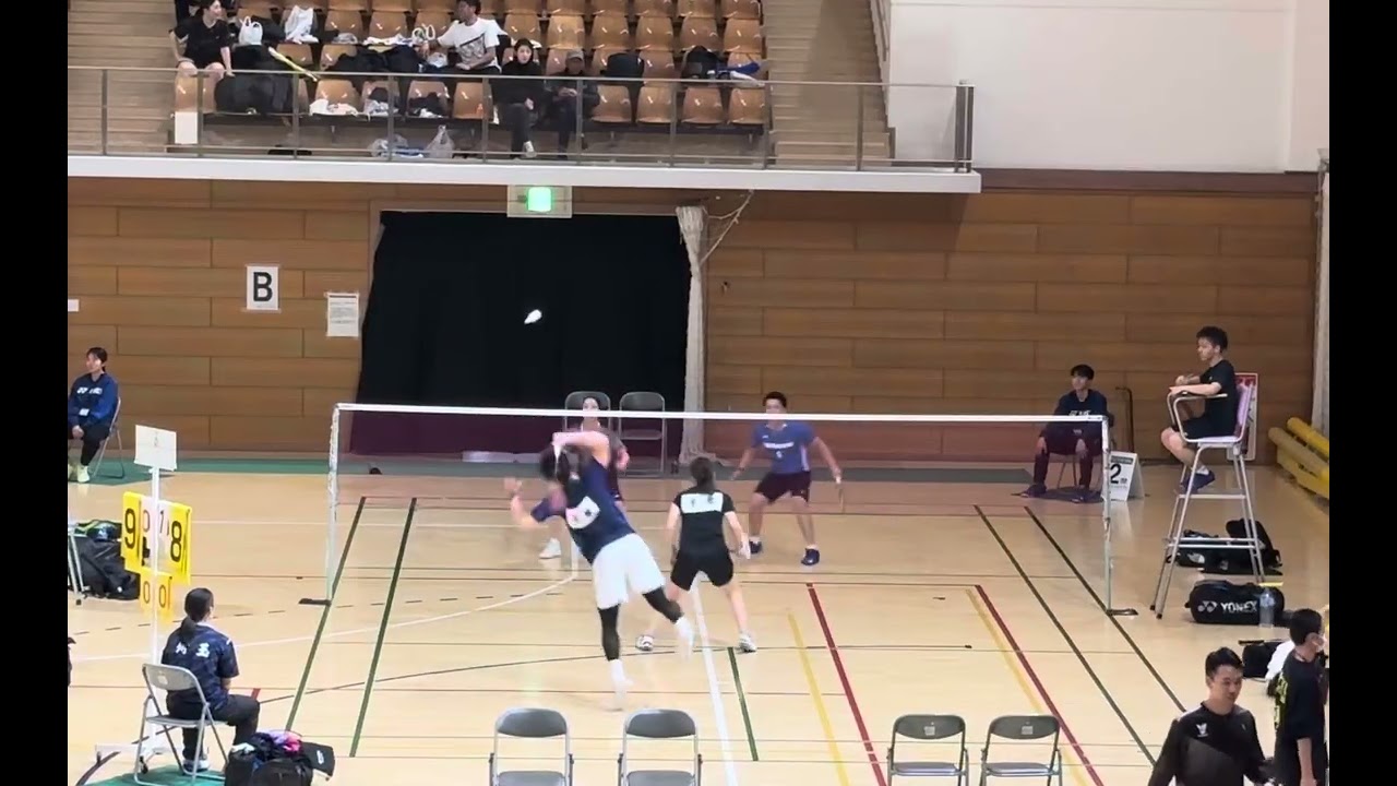 全日本シニアミックス　浦井・皆川　8決め
