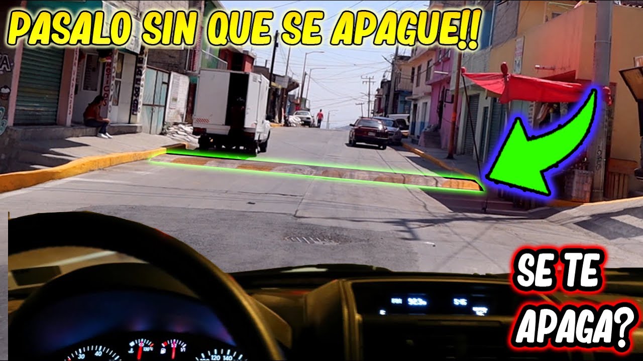 🤩TRUCO/ ESTA ES LA MANERA CORRECTA PARA PASAR UN TOPE EN UN AUTO MANUAL🚘 SIN QUE SE ME APAGUE!!😲