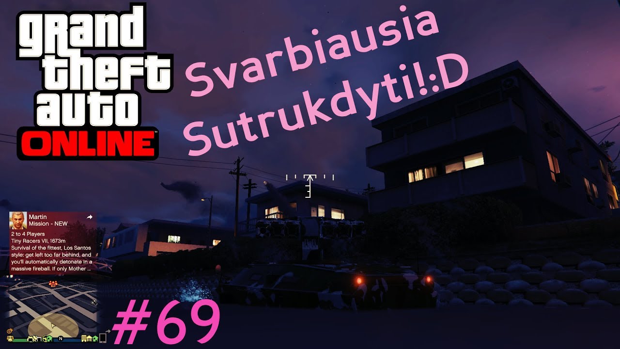 GTA 5 PC Online - Lietuviškai - Ep.69 Svarbiausia Sutrukdyti!:D