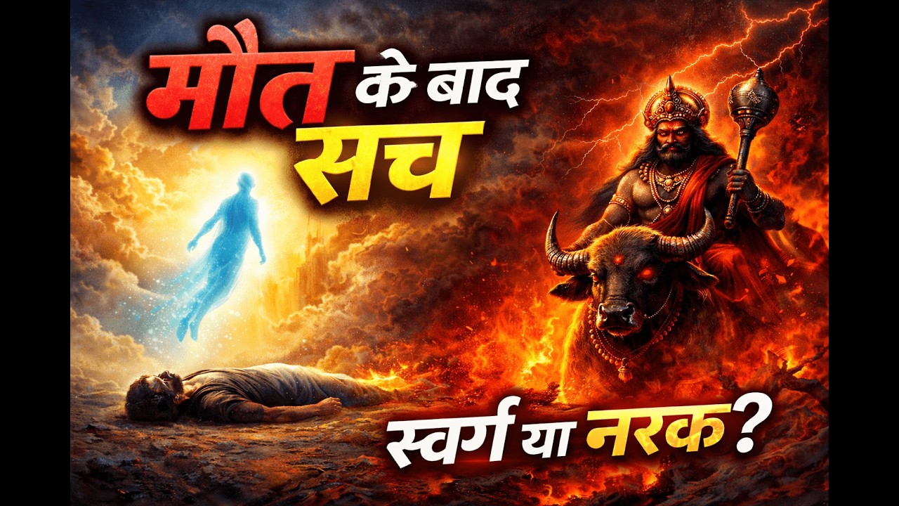 मृत्यु के बाद आत्मा कहाँ जाती है?😱 | गरुड़ पुराण का डरावना सत्य #motivation #facts #sanatandharm
