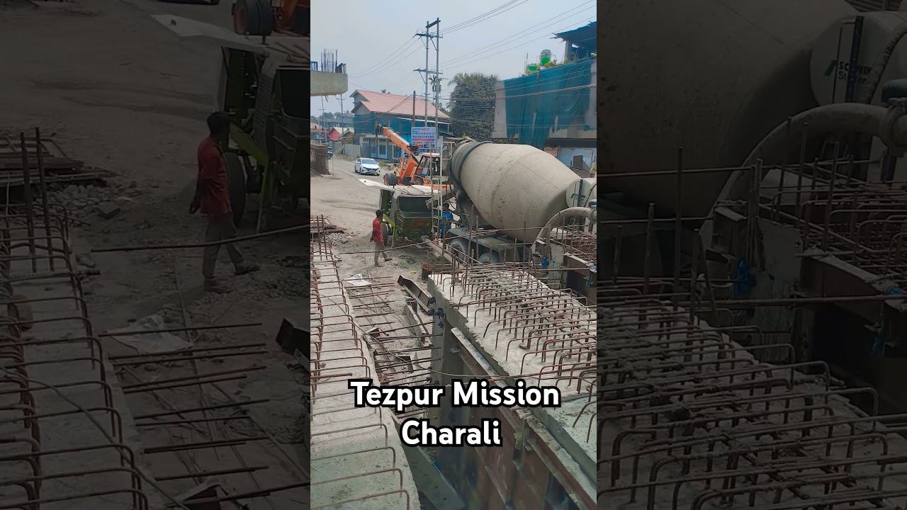 💥Tezpur🤔 Mission🤟 Charali👍 New 🤫Flyover🦋 Bridge🌉 Gadar🫰 #roadskating #roadconstruction #tezpur