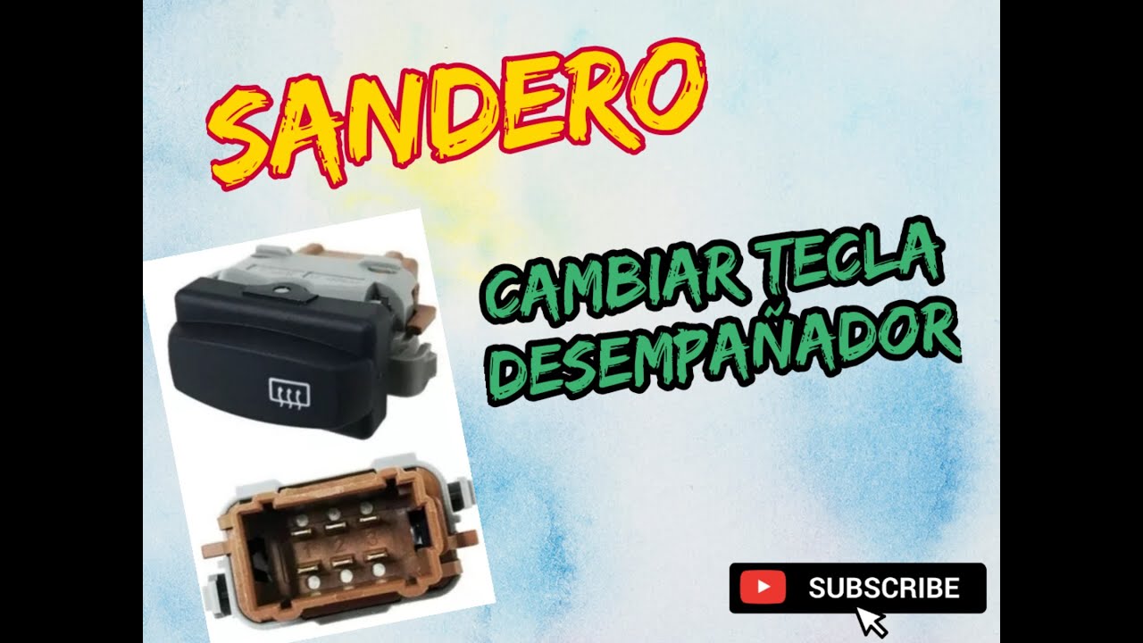 SANDERO | CAMBIAR TECLA DEL DESEMPAÑADOR DE LUNETA