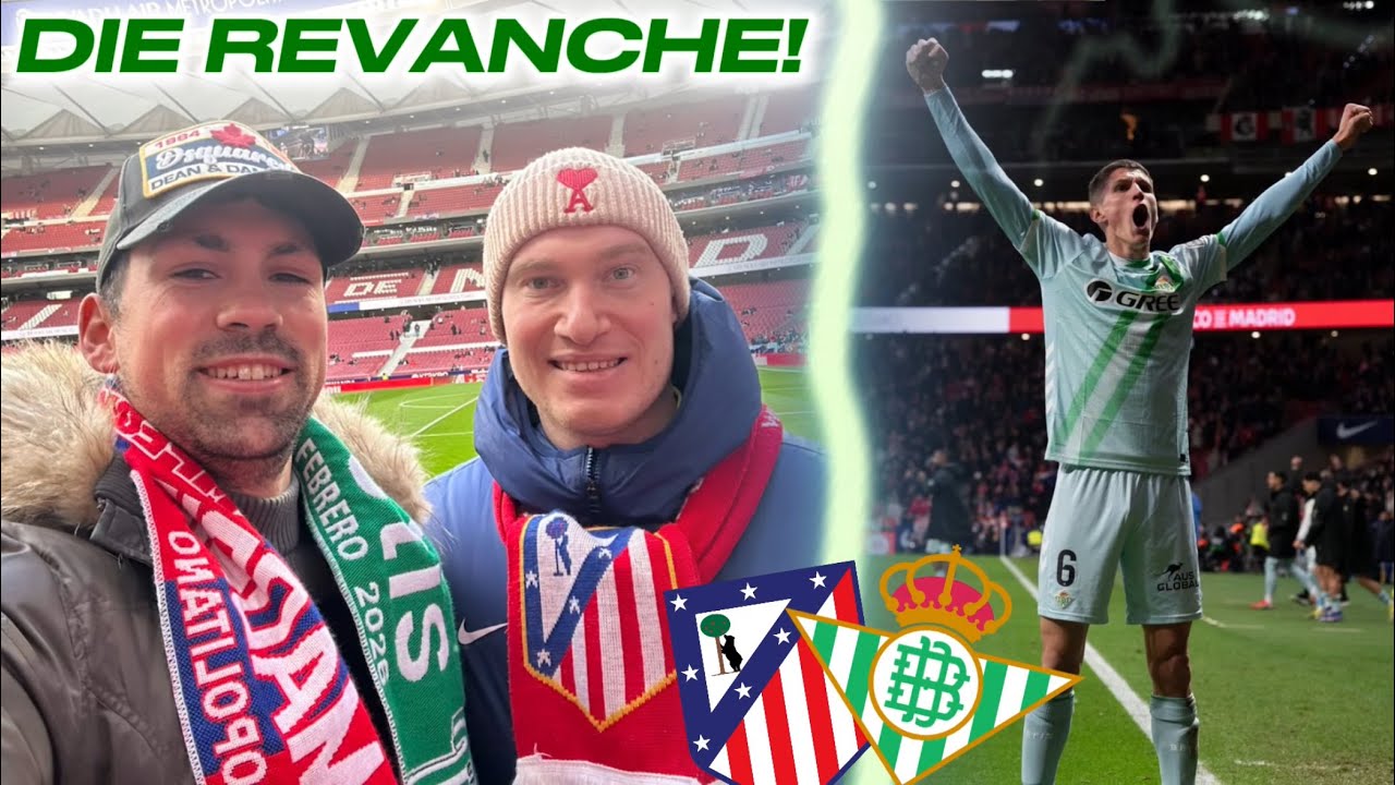 LALIGA-PROFI SCHENKT MIR SEIN TRIKOT 😍 Atlético Madrid - Betis Sevilla | Stadionvlog Kilianoo1887 👊🏽