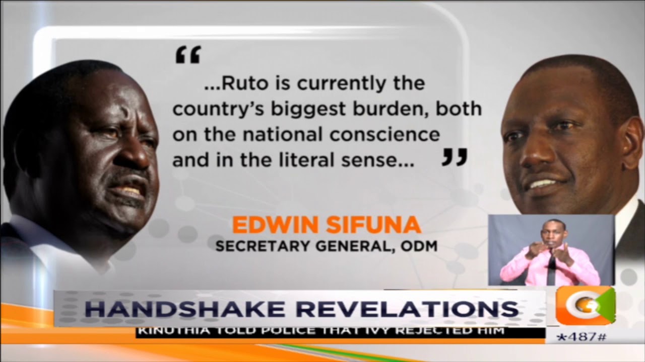 ODM says Ruto approached Raila