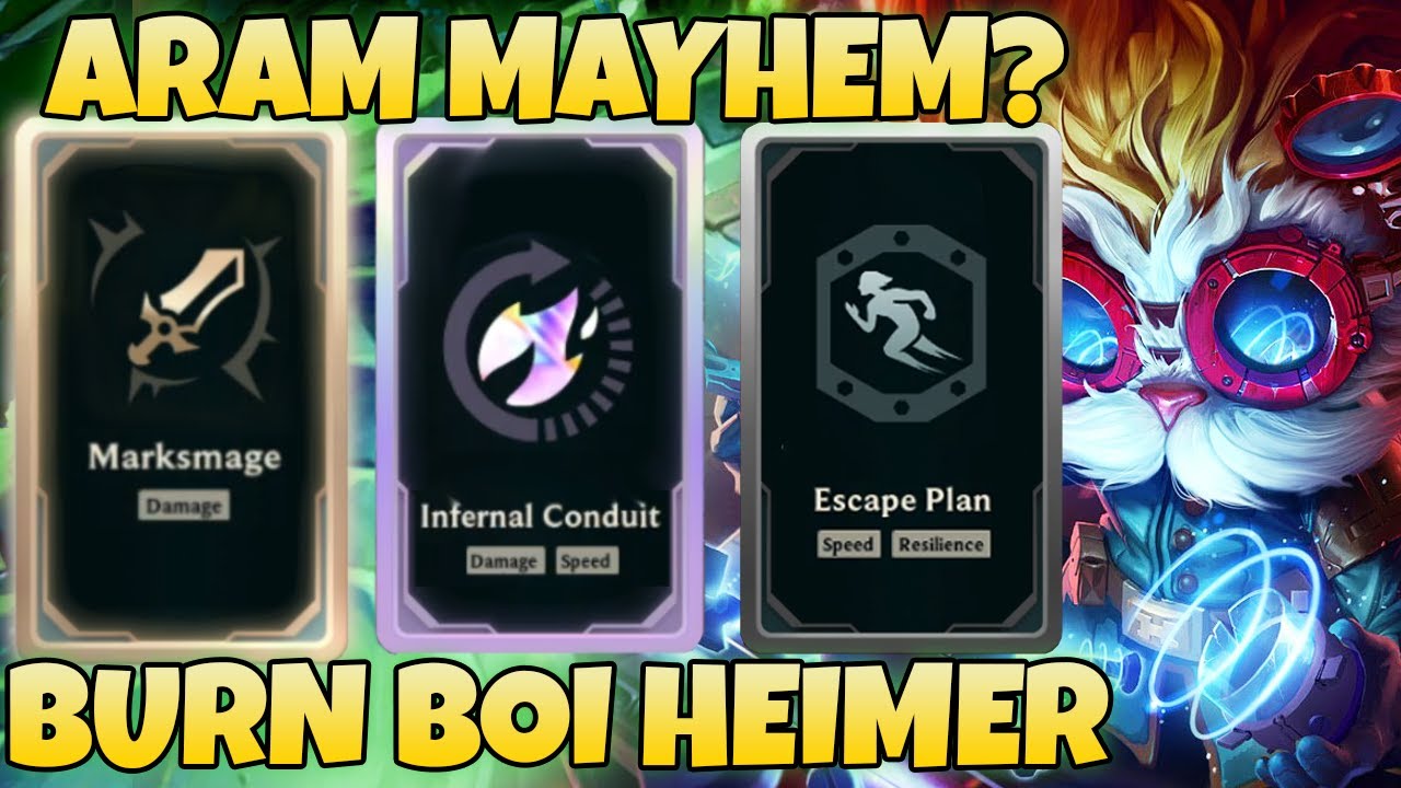 Я наконец-то попробовал ARAM MAYHEM - Хеймердингер с Бернсом - League of Legends