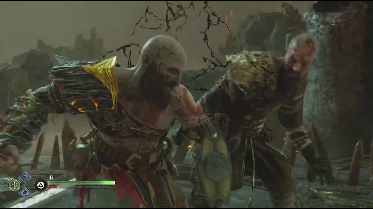 Kratos Vs Oleada de JEFES God of War Ragnarök Crisol 5/6