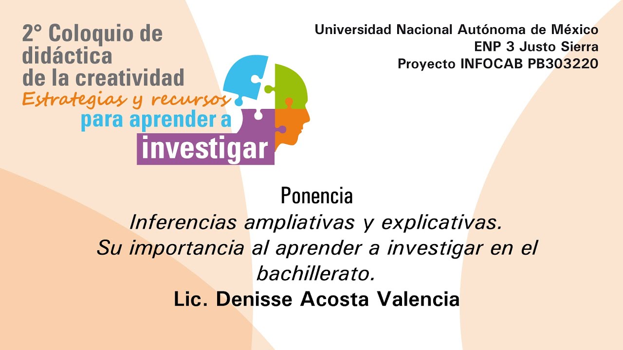 Inferencias ampliativas y explicativas.Su importancia al aprender a investigar en el bachillerato.