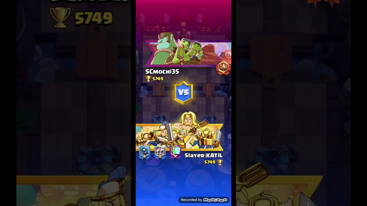 Kendime has destemle ve @seeok destesiyle oynadım(Clash Royale)