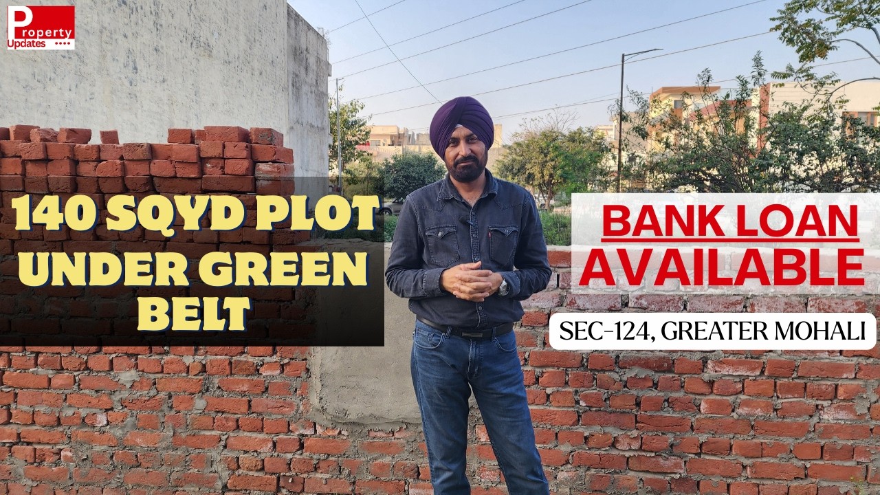 140 Sqyd Green Belt Plot | 30 Ft Road | Developed Area | Loan Available |