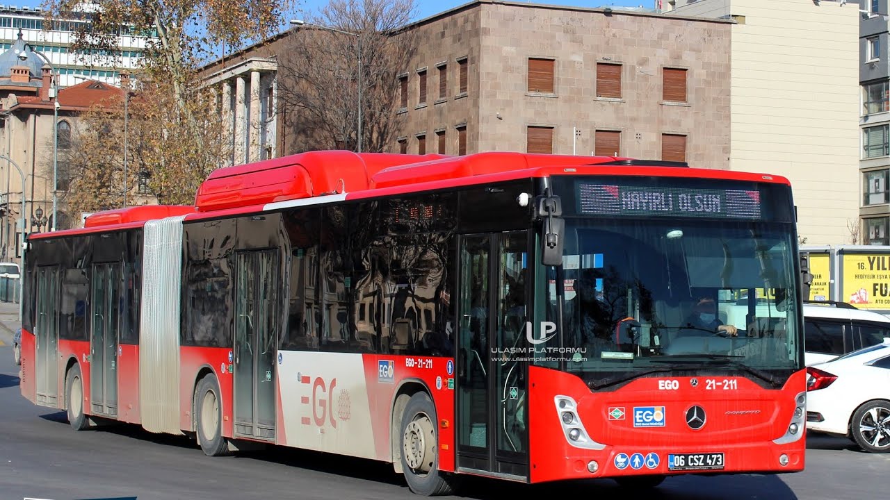 Mercedes Benz Conecto Ufak Bir Seyir Videosu. 21-211