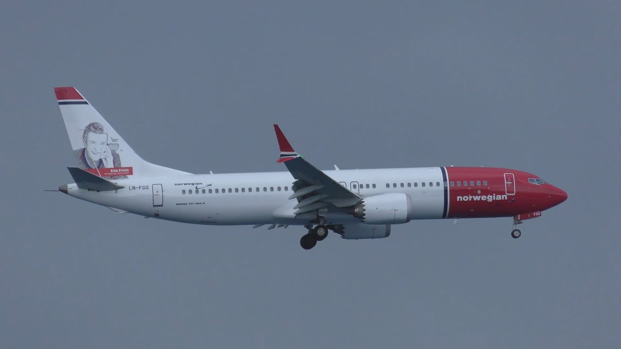 Budapest Airport Norwegian airplanes compilation