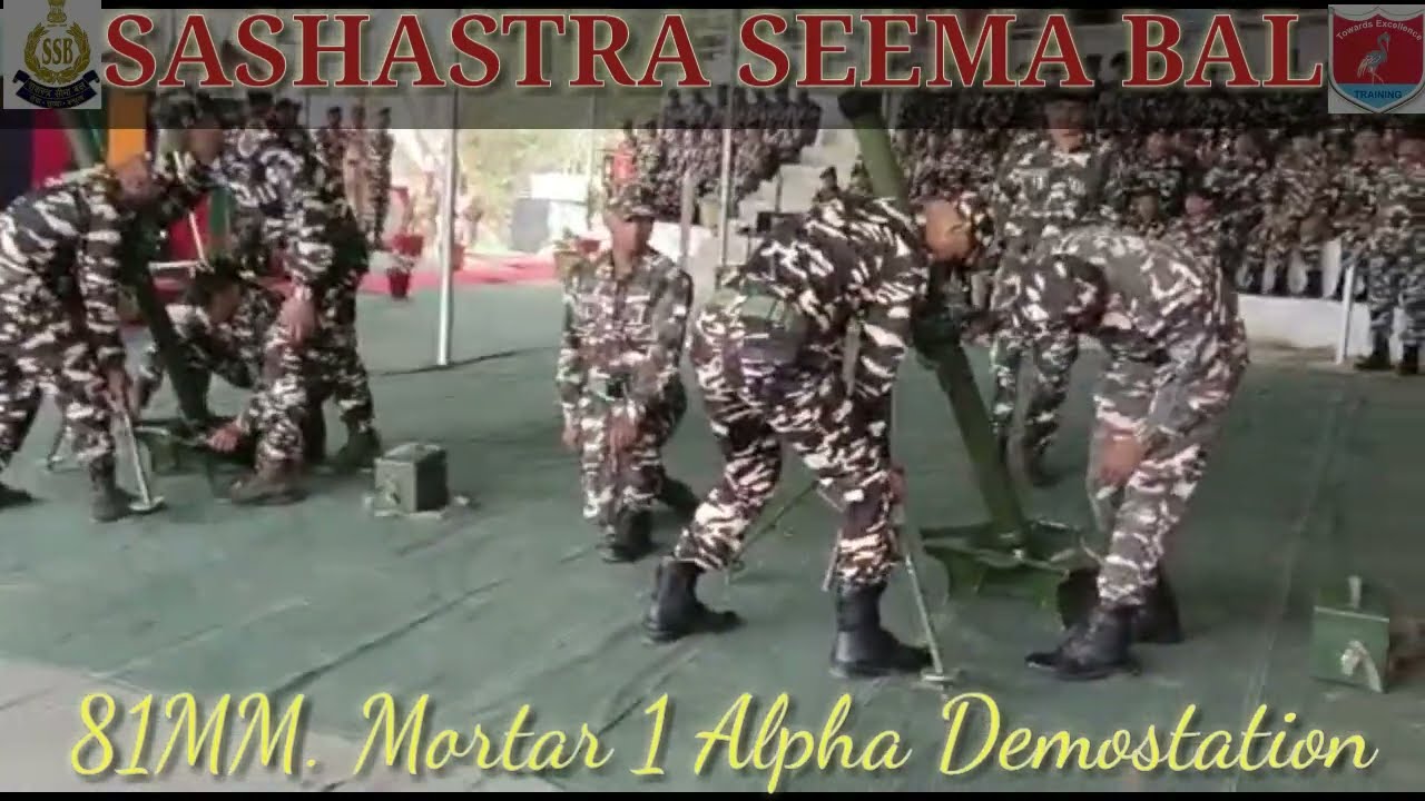 81MM.Mortar 1Alpha Demostation (SSB) #capf_update #ssbtraining #ssbjoining #ssb