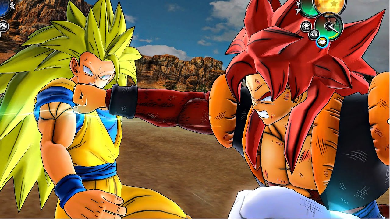 Dragon Ball Z: Ultimate Tenkaichi - SSJ3 GOKU vs GOGETA SSJ4 [Requested] #dragonballz