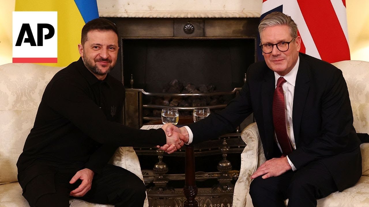 Starmer and Zelenskyy meet in London ahead of crisis talks with European leaders