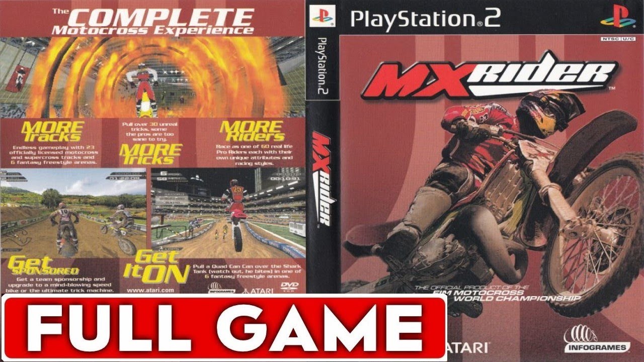 MX Rider PS2 Full Game Walkthrough Longplay
