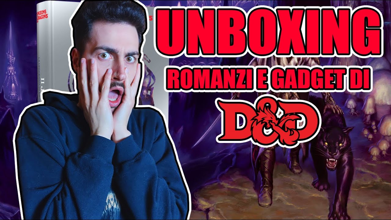 UNBOXING romanzi e gadget di DUNGEONS and DRAGONS