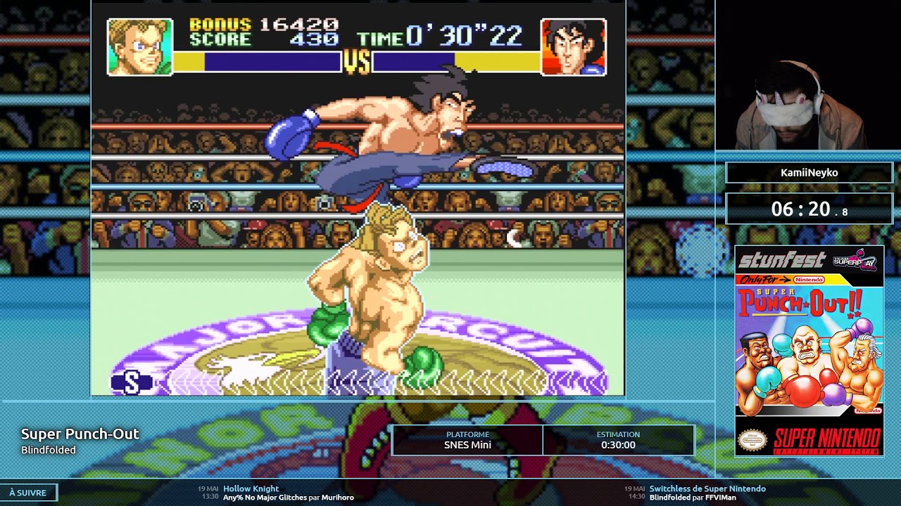 @Stunfest 2019 - TSPL - Super Punch-Out!! Blindfolded by KamiiNeyko