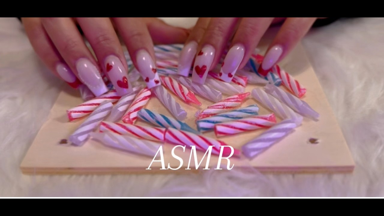 ASMR Candle Board tapping and scratching to sleep relax #asmr #triggersforsleep  #asmrtapping #relax