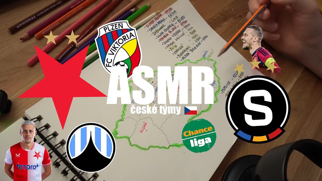 ASMR CZ - České týmy + mapa + oblíbení hráči