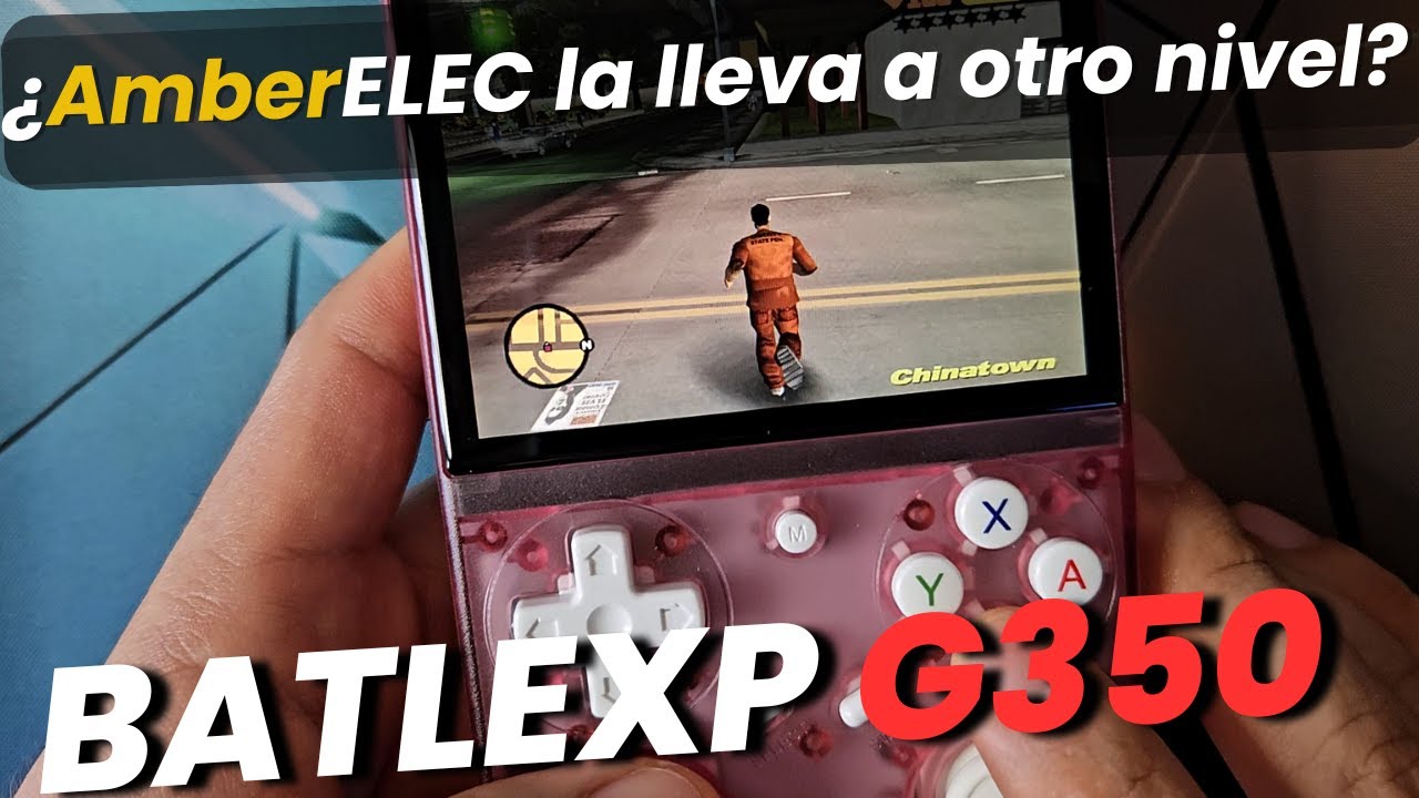 ¿Es mejor que la R36S? 🤔 Consola BATLEXP G350 con AmberElec