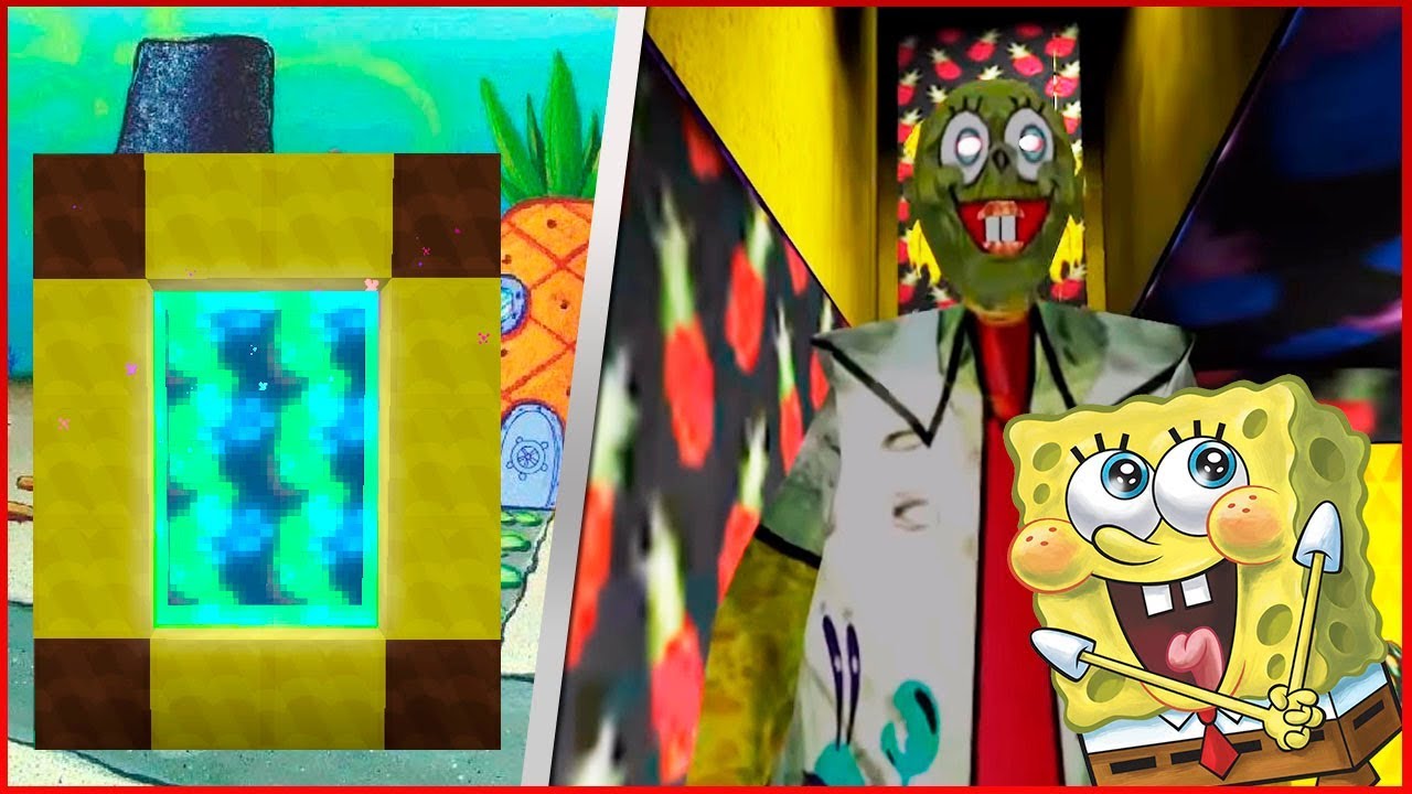 COMO FAZER UM PORTAL PARA O MUNDO DA GRANNY BOB ESPONJA - Minecraft - NandaPlay