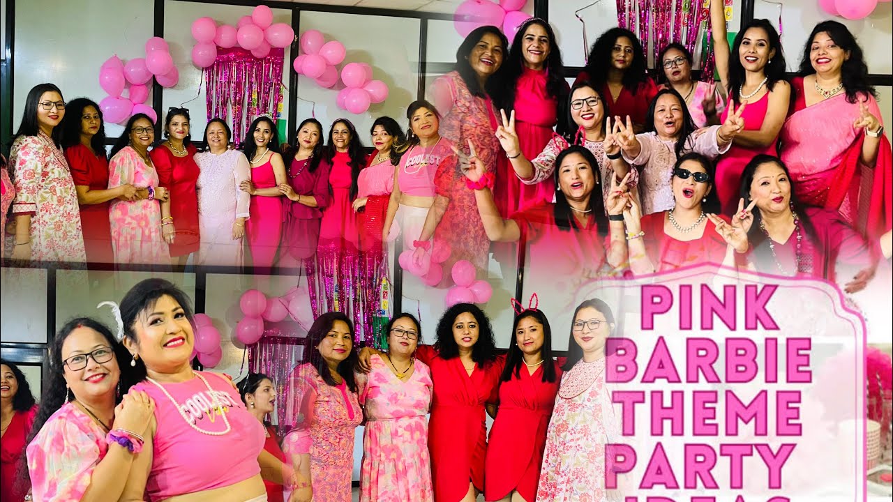 🩷🩷Kitty party 🎉 barbie theme kitty party||kittyenjoy||friendsouting||pinklover🩷#india#usa#japan