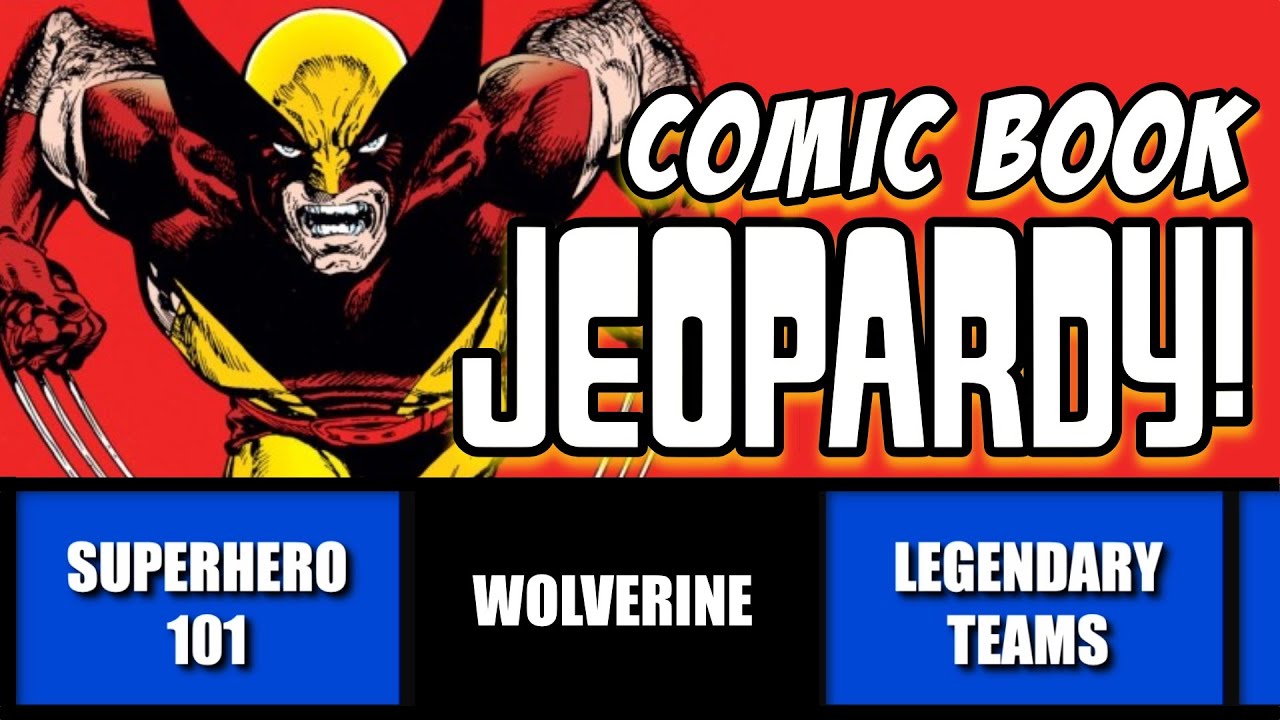 Comic Book Jeopardy! A Comic Trivia Quiz with 31 Questions on Marvel, DC, Super Heroes and MORE!