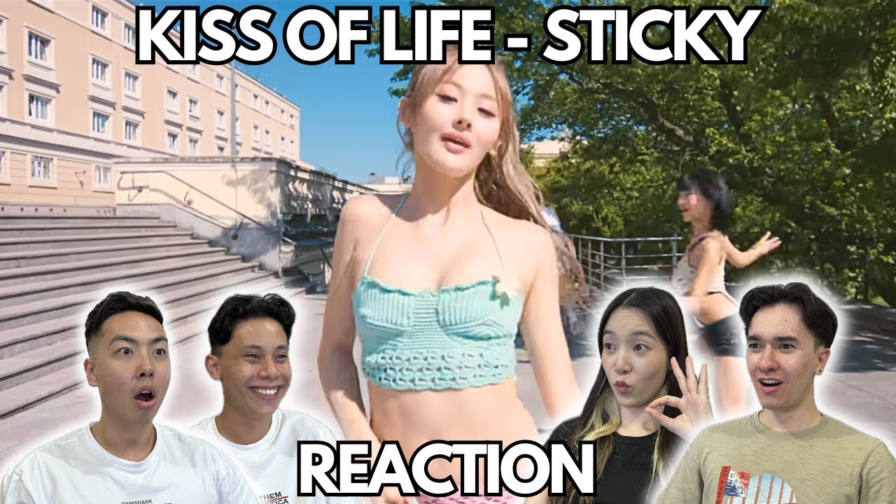 KISS OF LIFE (키스오브라이프) 'Sticky' Official Music Video REACTION!!