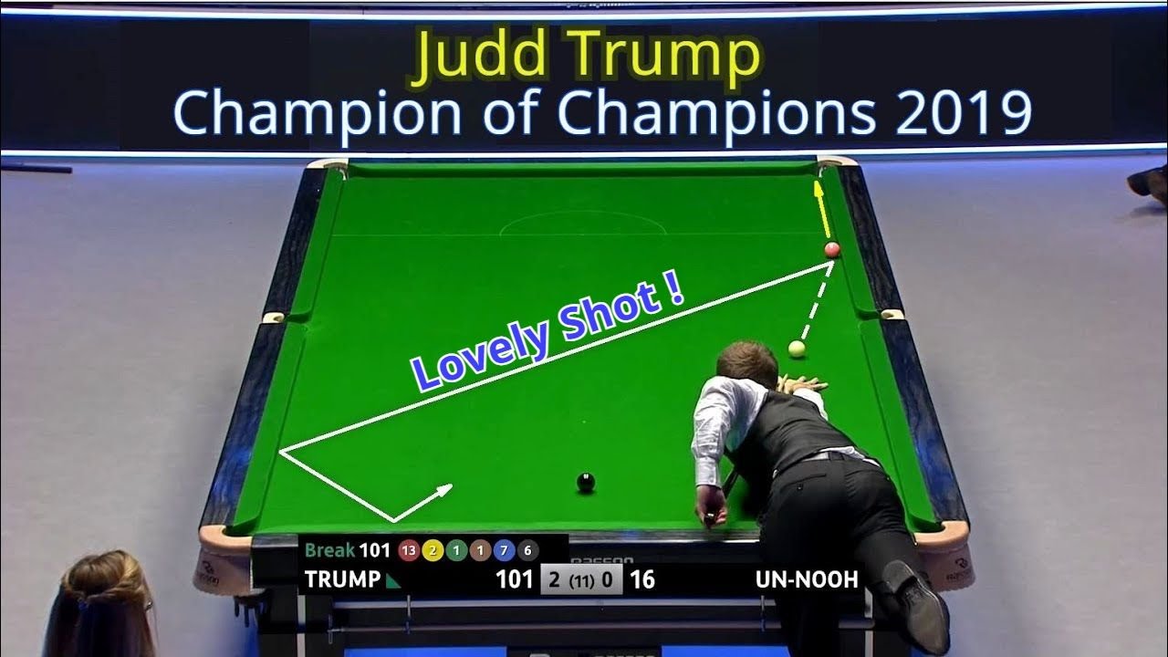 Judd Trump Best Snooker Shots + All Crazy Exhibition Shots - Champion of Champions 2019